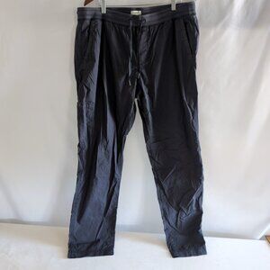 L.L. Bean Men's Blue Trousers Hiking Pants Elastic Drawstring Pockets, XL